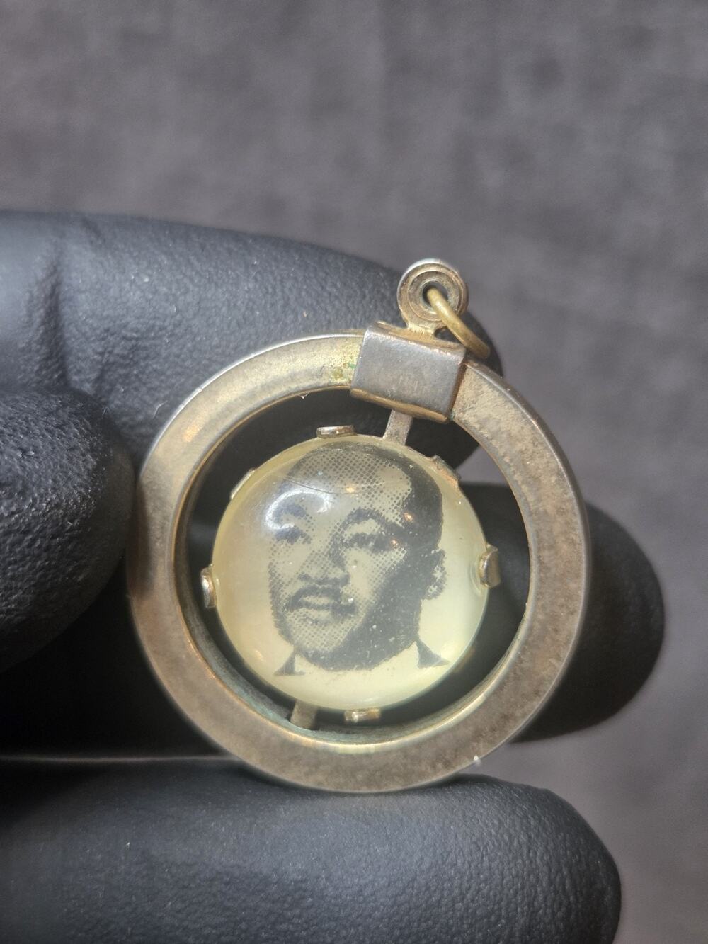 Vintage 1960s MLK Martin Luther King I Have a Dream SCLC Spinner Pendant
